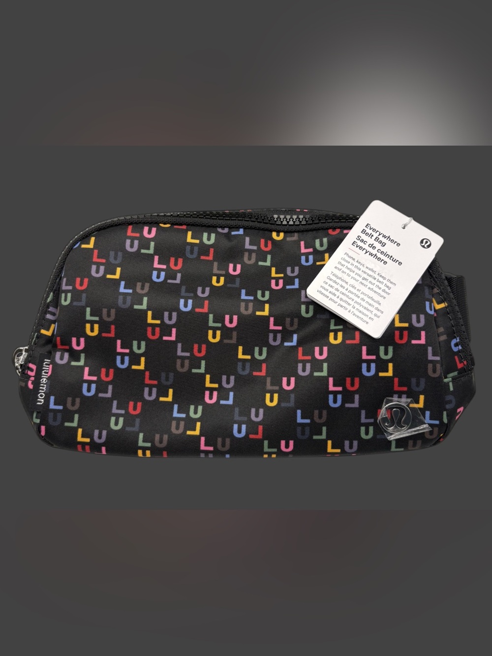 NWT Lululemon Everywhere Belt Bag 1L Rainbow Logo Print Limited Edition
